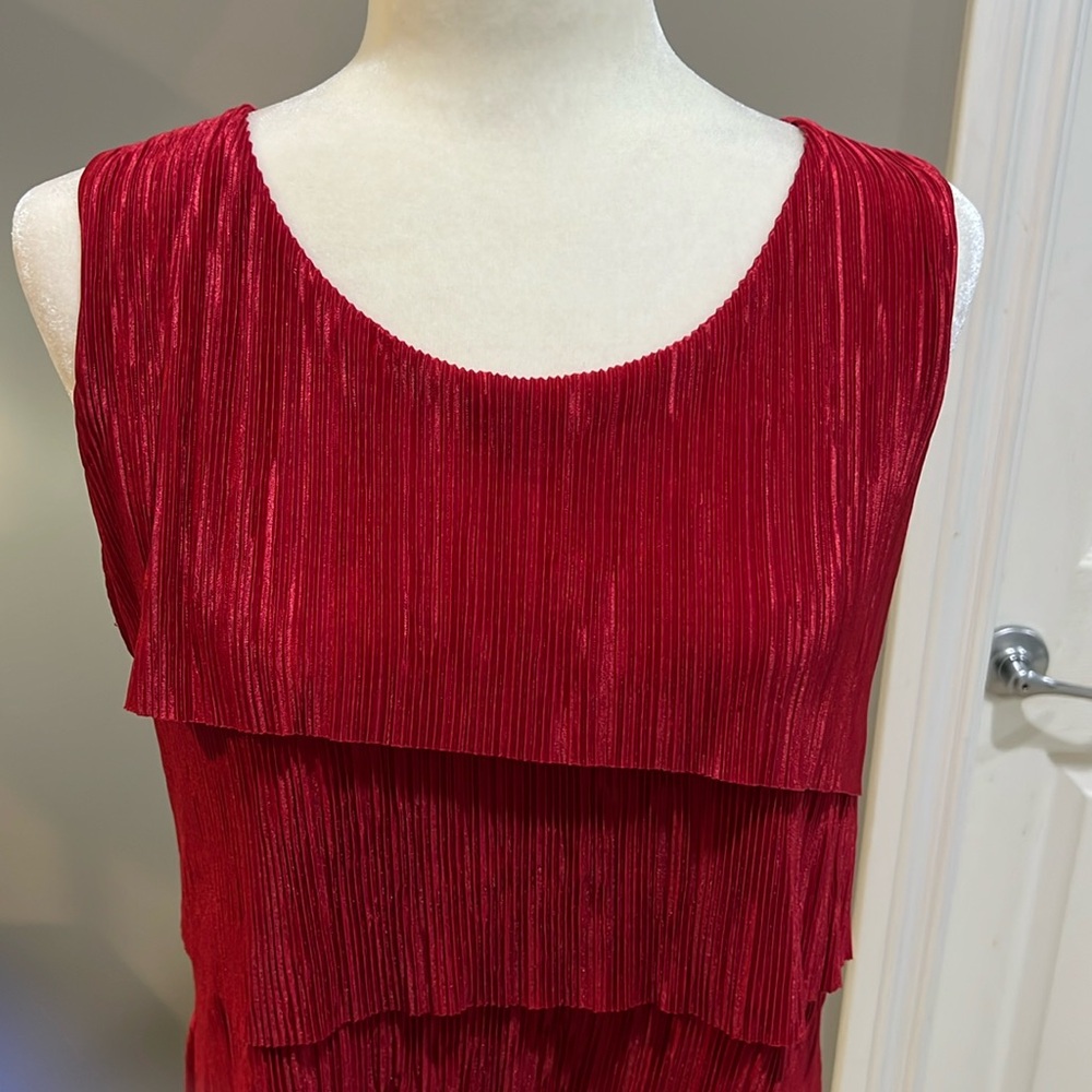 CHICO’S Easywear Ruffled Tank - 2 - Picture 5 of 9
